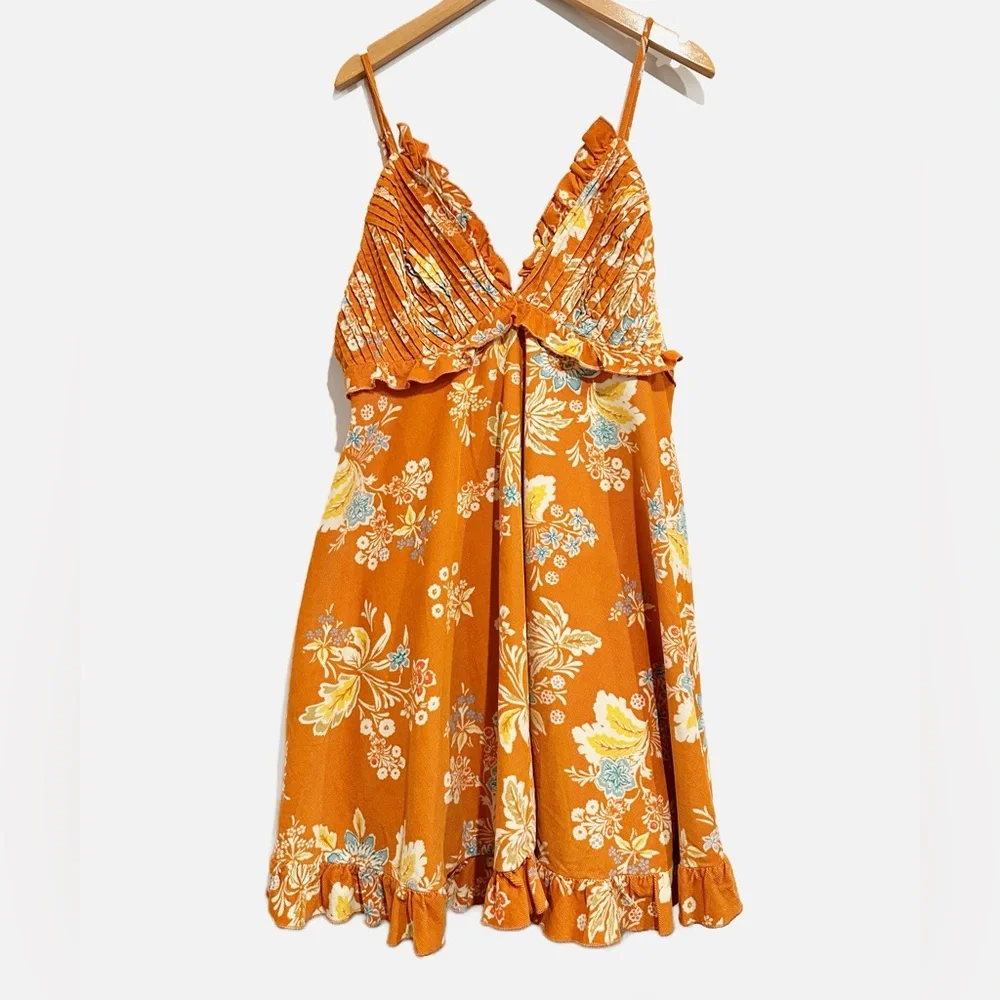 Free People Looking Glass‎ Corduroy Mini Dress Size Medium